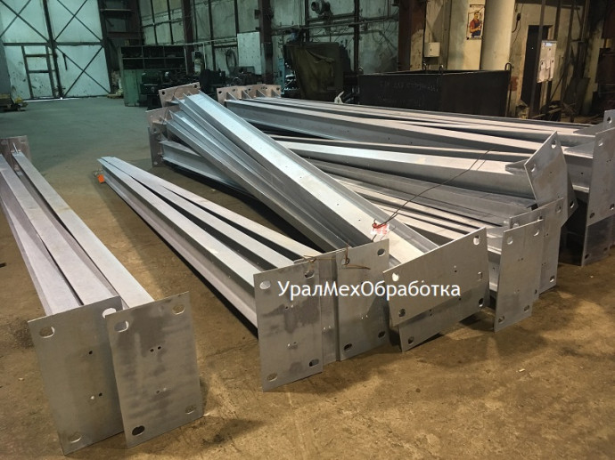 Горячее цинкование опоры металлической