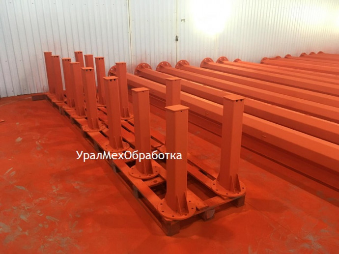 Покраска опоры освещения